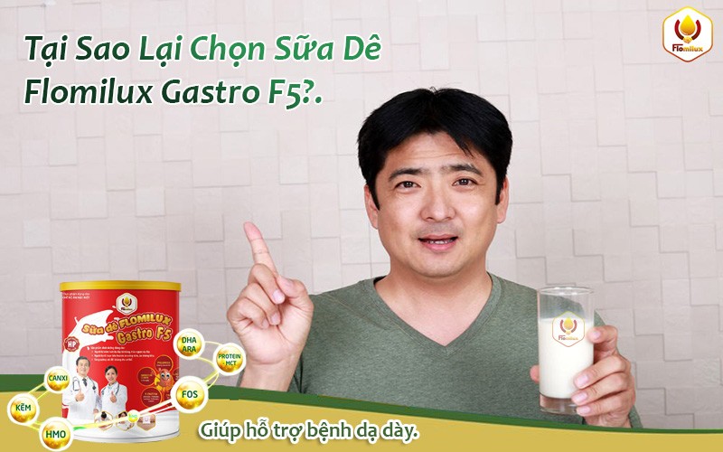 Tại Sao Lại Chọn Sữa Dê Flomilux Gastro F5