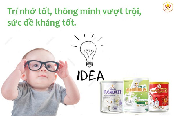 Sũa Dê Flomilux Việt Nam IQ Giúp Trẻ Thông Minh