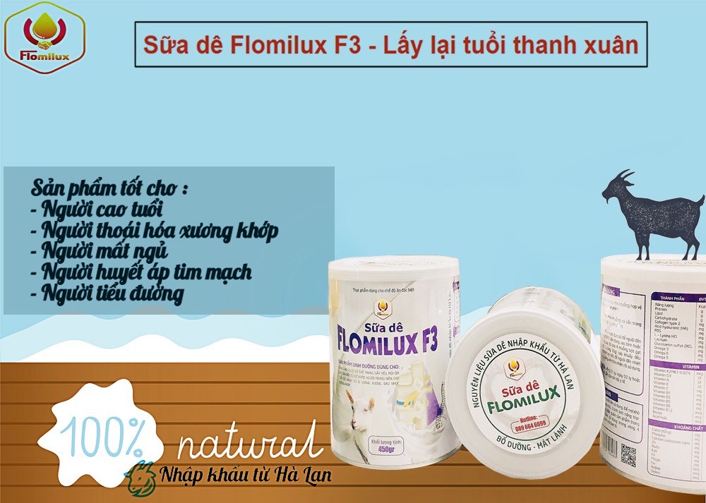 Sữa dê flomilux F3